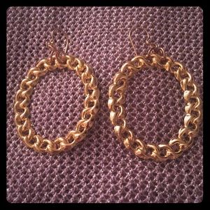 Privileged Open Chain Link Earrings